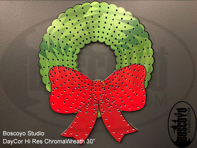 DayCor™ HiRes ChromaWreath Bottom Bow 30" (NO SLIT)