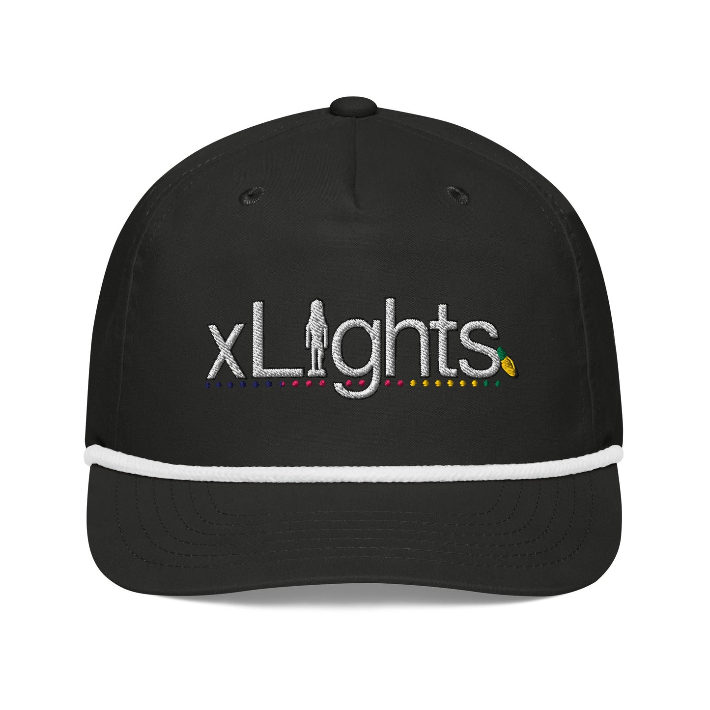 Embroidered xLights Logo - Golf rope cap