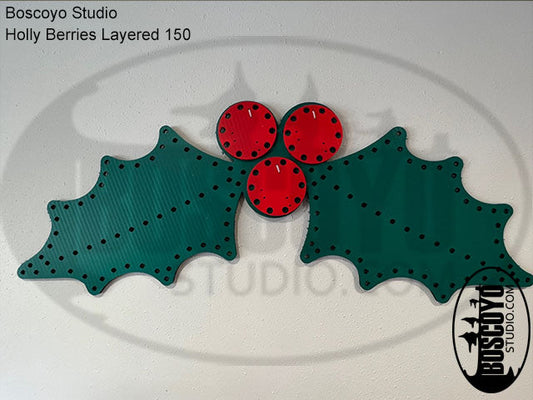 Holly Berries Layered 150