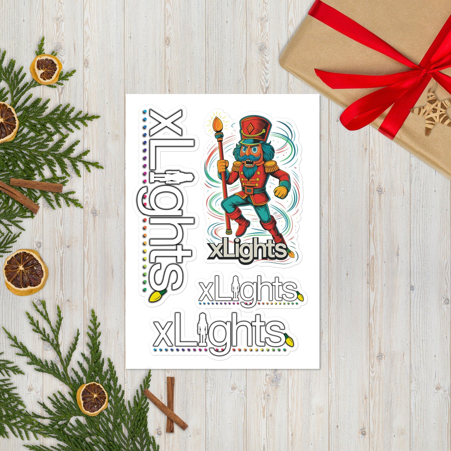 xLights Nutcracker Art - Sticker Sheet