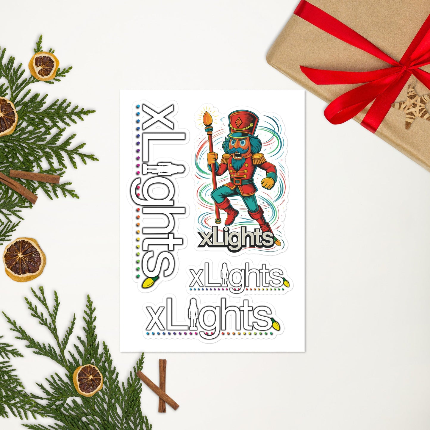 xLights Nutcracker Art - Sticker Sheet