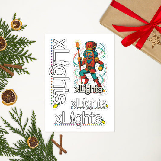 xLights Nutcracker Art - Sticker Sheet