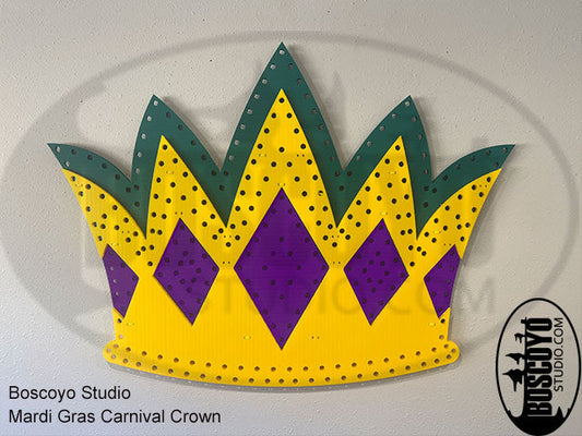 Mardi Gras Carnival Crown