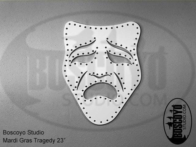 Mardi Gras Tragedy Mask 23"