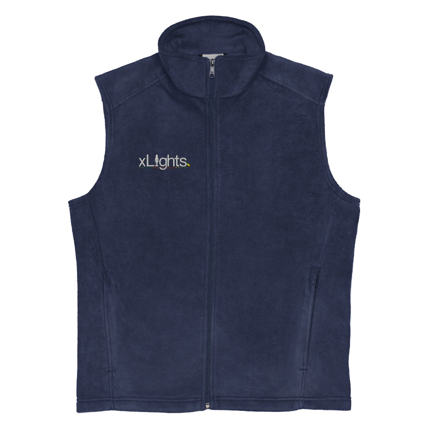 Embroidered xLights Logo - Men’s Columbia Fleece Vest