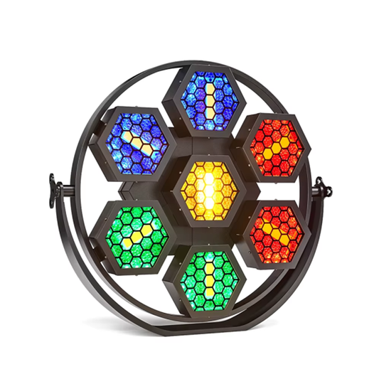 KR6 Single Ring 7×50W Mini Retro Stage Light