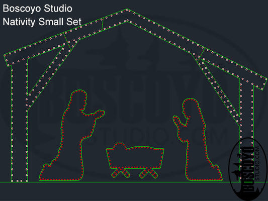 Nativity Scene 48" Small Set