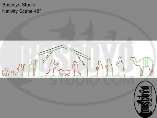 Nativity Scene (separate pieces for 48" scene)