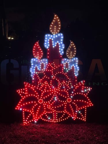 IMPRESSION Poinsettia - Candle Cluster