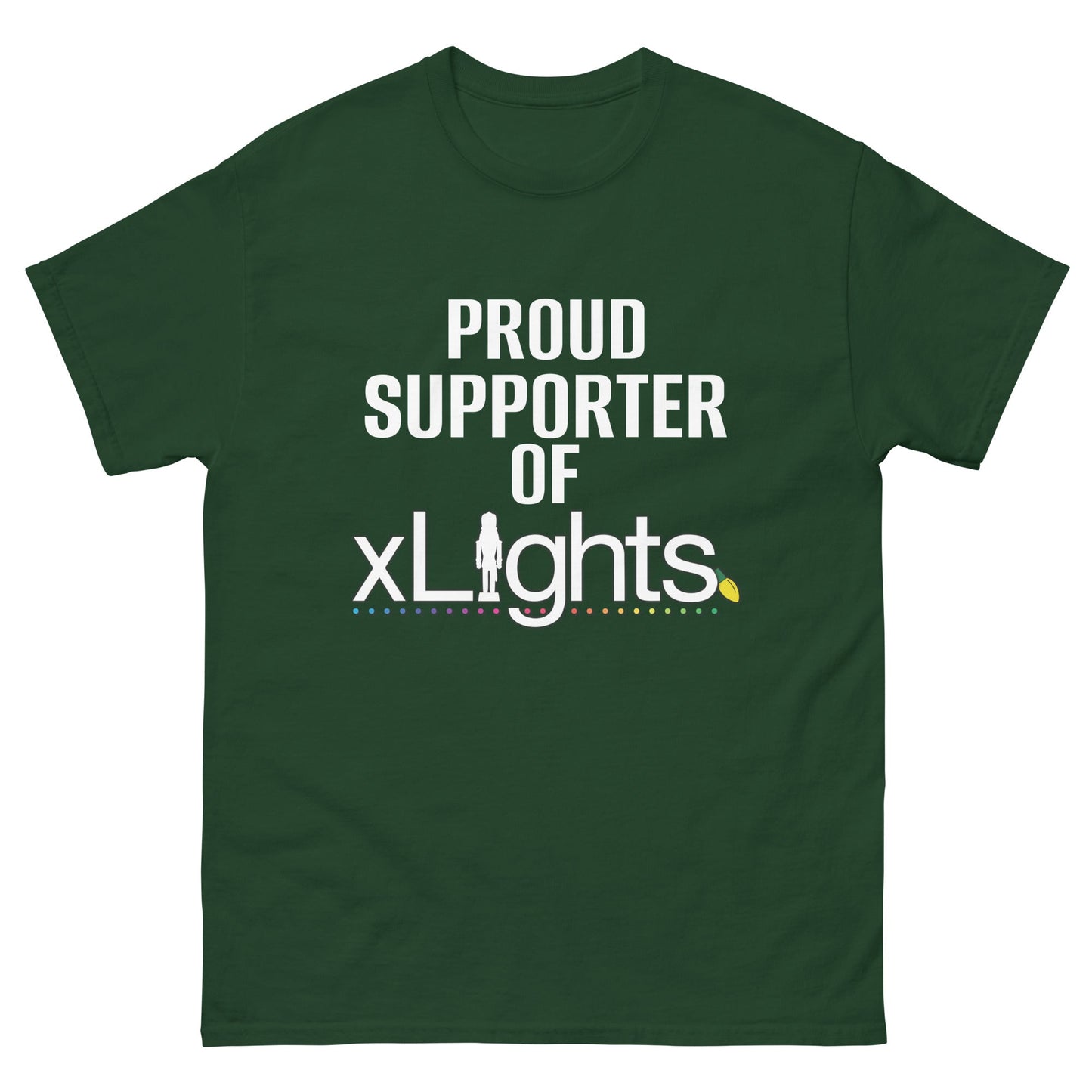 Proud Supporter of xLights Tee – $100 Community Champion Edition
