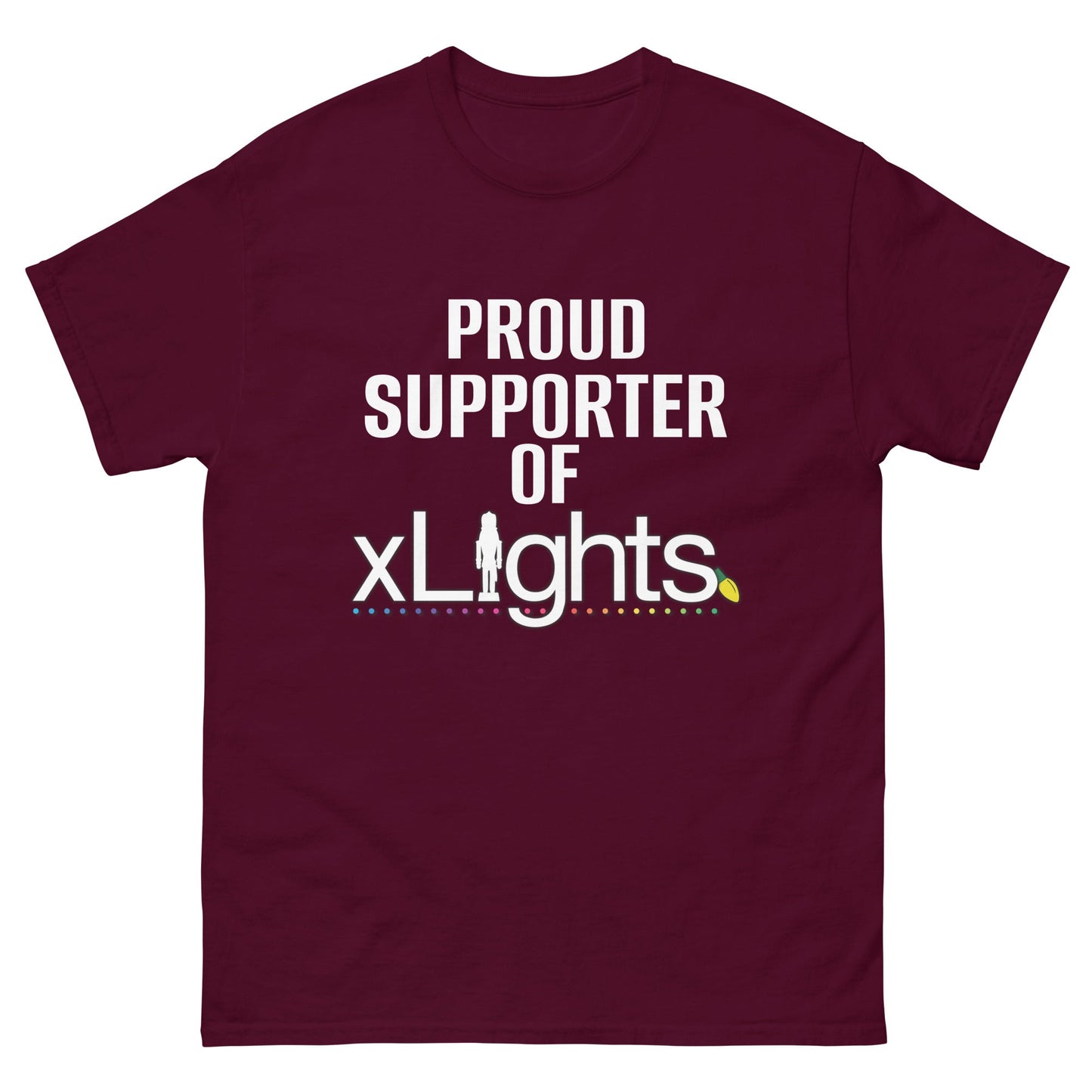 Proud Supporter of xLights Tee – $100 Community Champion Edition