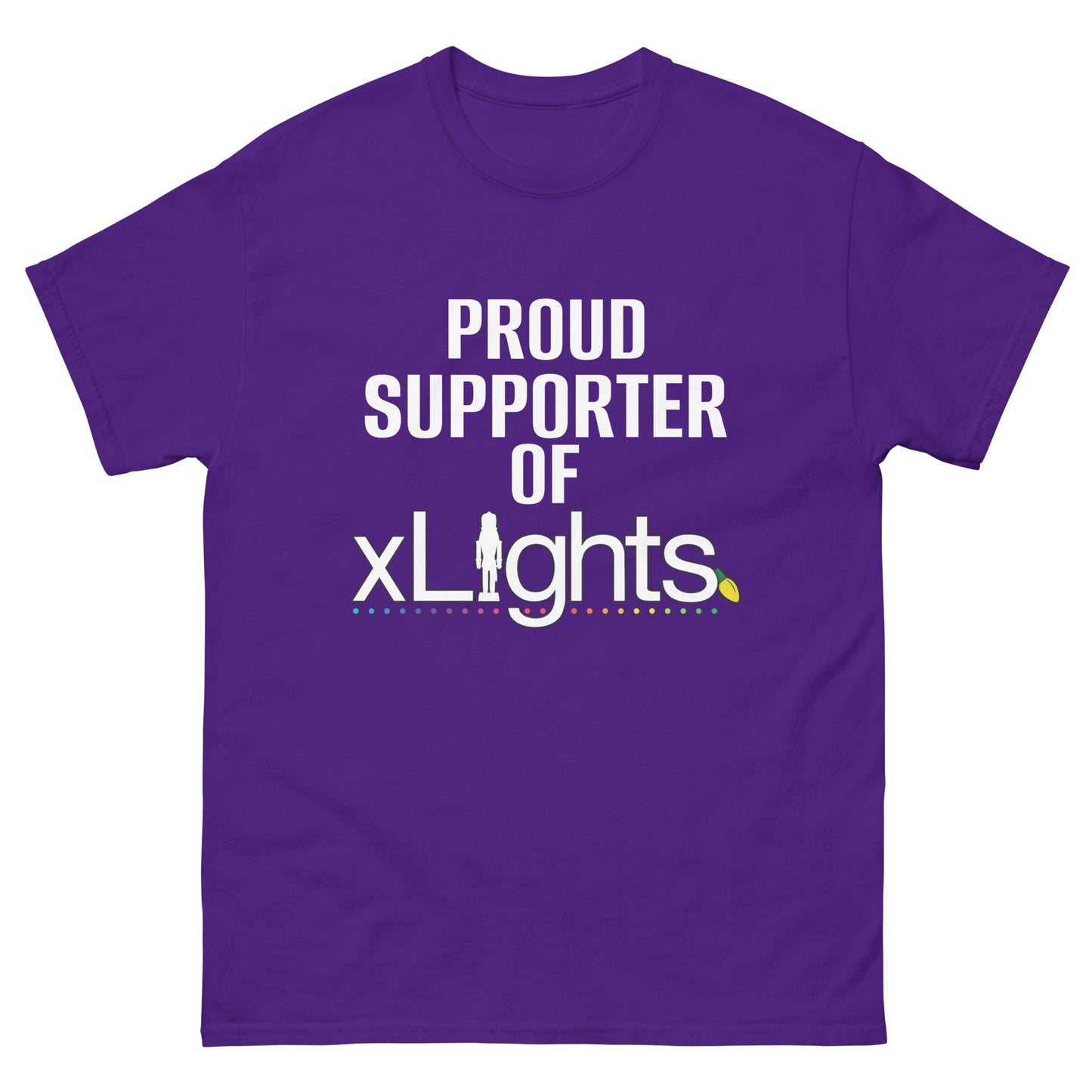 Proud Supporter of xLights Tee – $100 Community Champion Edition