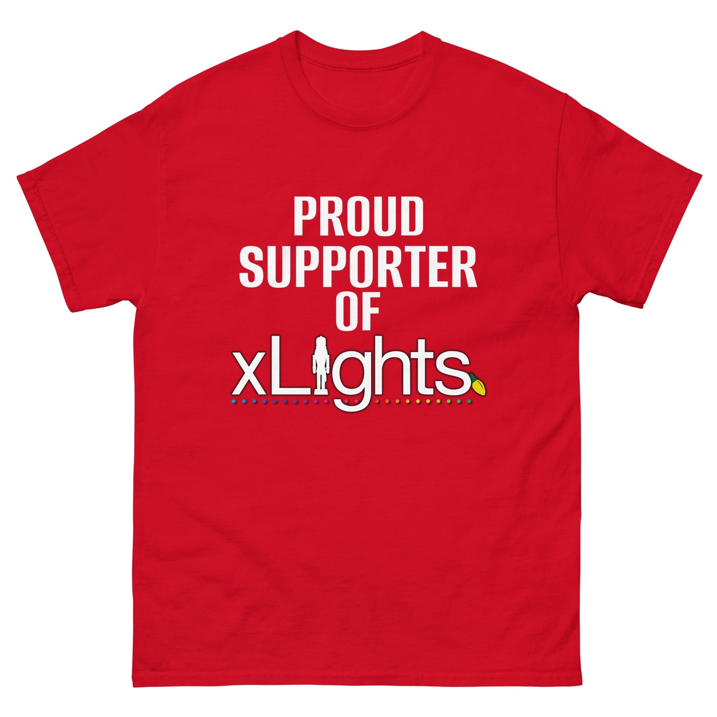 Proud Supporter of xLights Tee – $100 Community Champion Edition