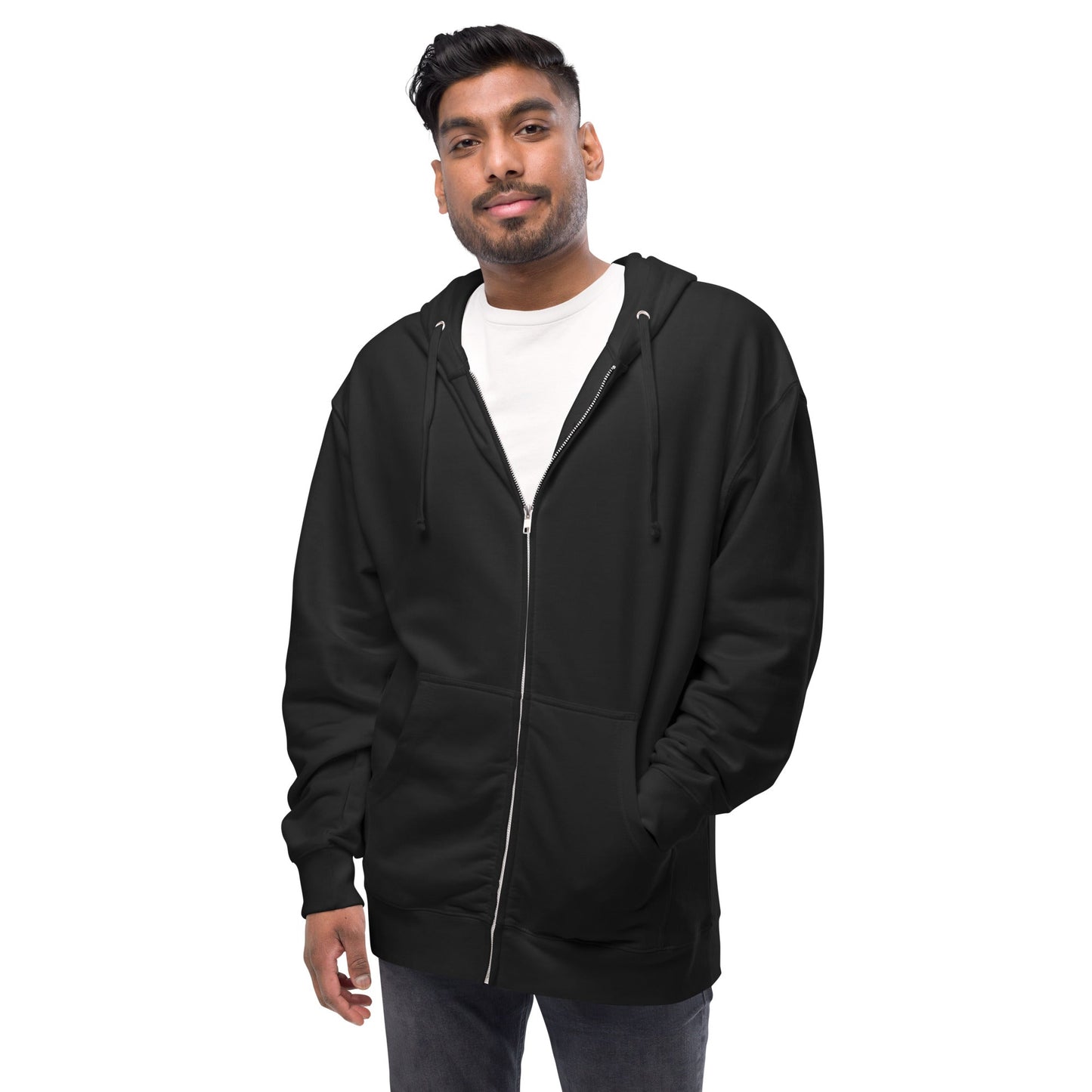 xLights Logo Back - Unisex Fleece Zip Up Hoodie