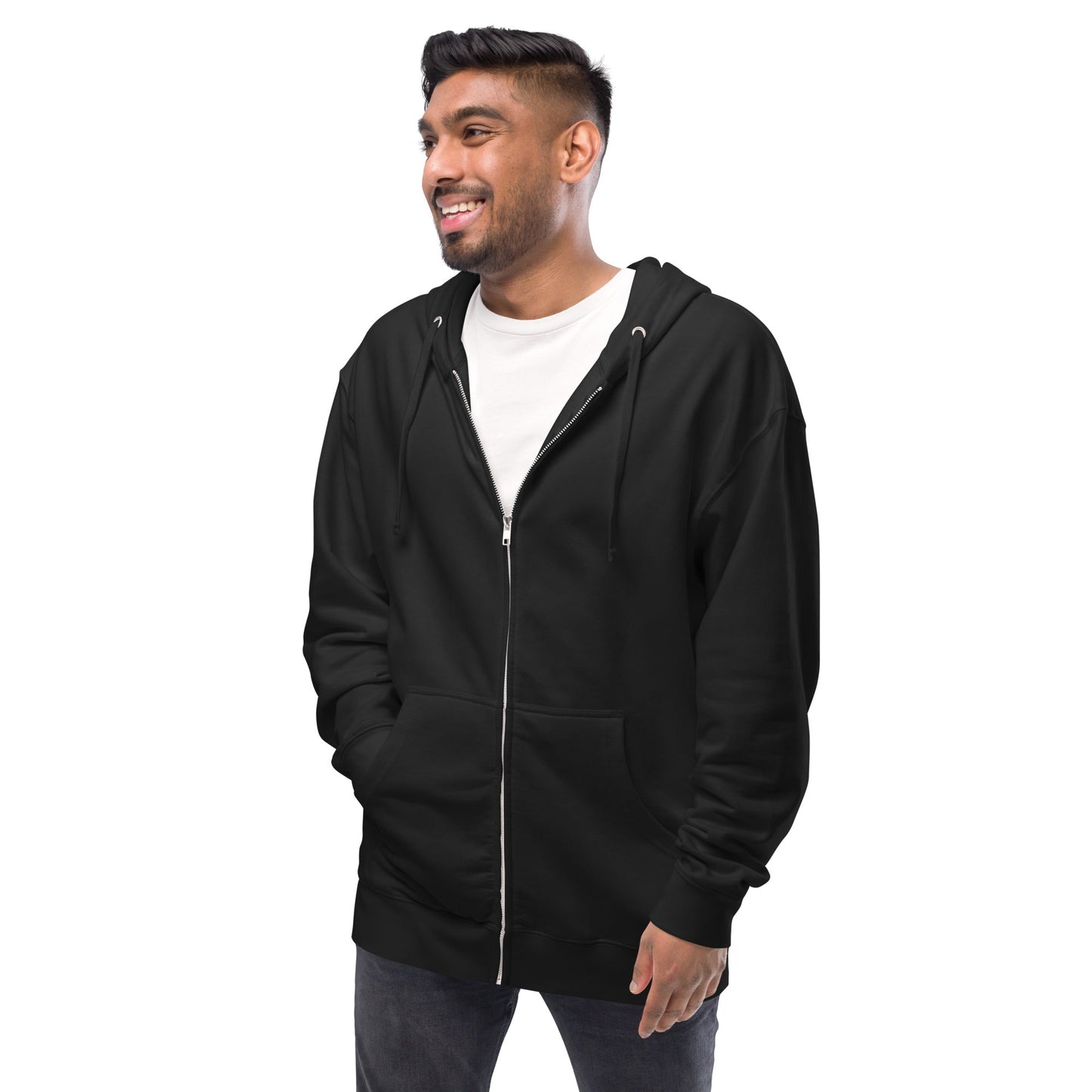 xLights Logo Back - Unisex Fleece Zip Up Hoodie