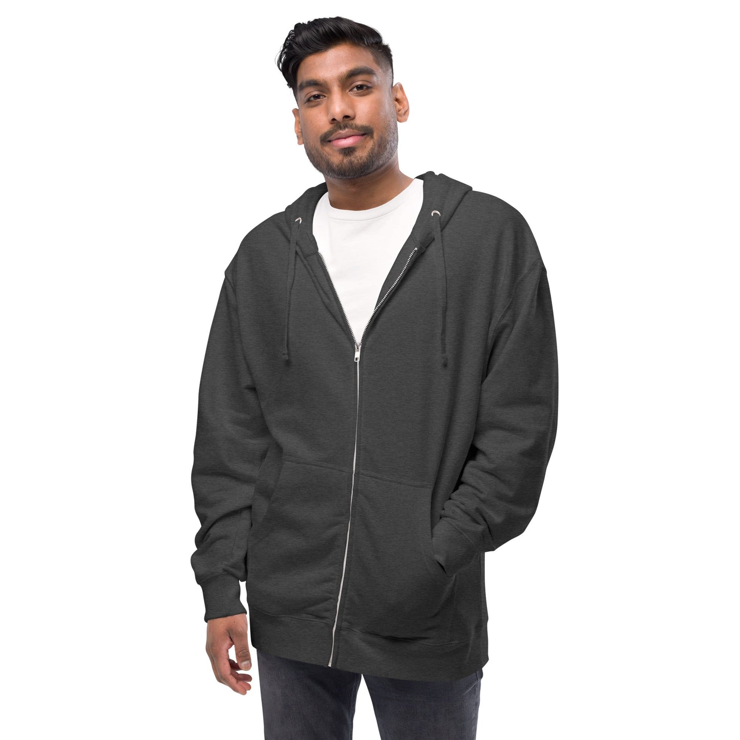 xLights Logo Back - Unisex Fleece Zip Up Hoodie