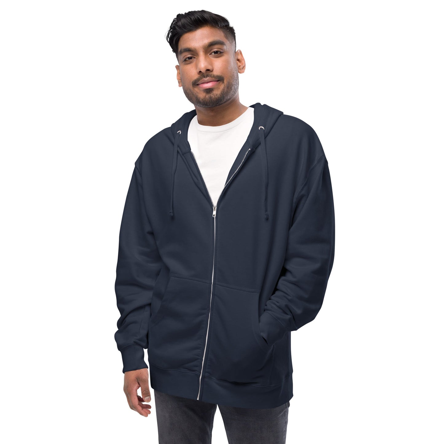 xLights Logo Back - Unisex Fleece Zip Up Hoodie