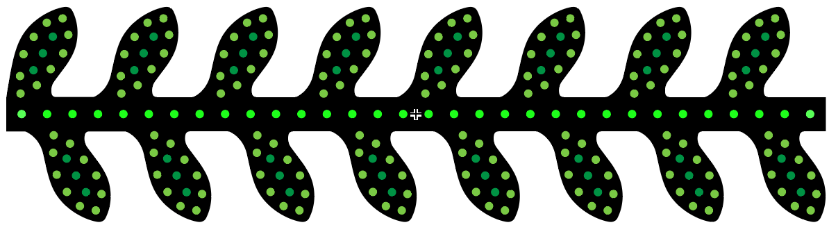 4 Foot Vine Leaf Run