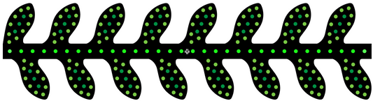 4 Foot Vine Leaf Run